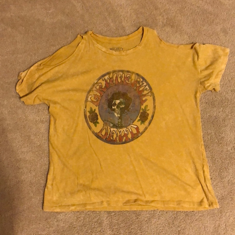 Grateful Dead cold shoulder shirt